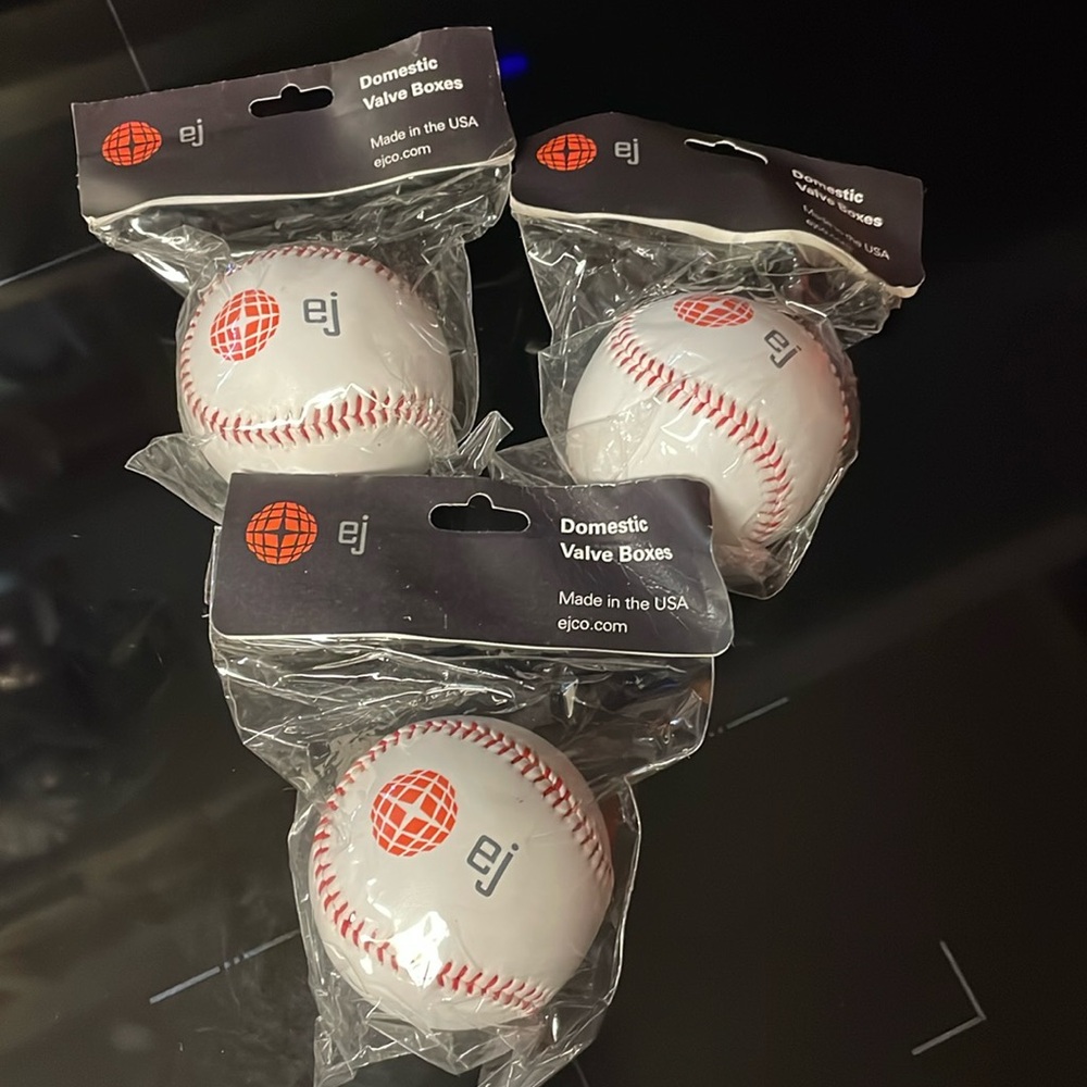 Three brand new made in USA baseballs